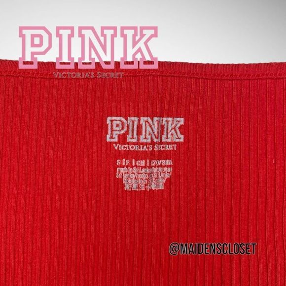 Victoria Secret PINK Ribbed Button-Up Bodysuit - Picture 7 of 10
